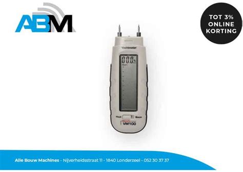 vm 100 vochtmeter|Levelfix VM100 Vochtmeter .